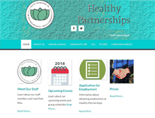 Tablet Screenshot of healthypartnerships.com